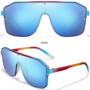 Stylish Blue Gradient Sunglasses